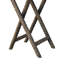 Jovita Solid Wood Cross Legs End Table