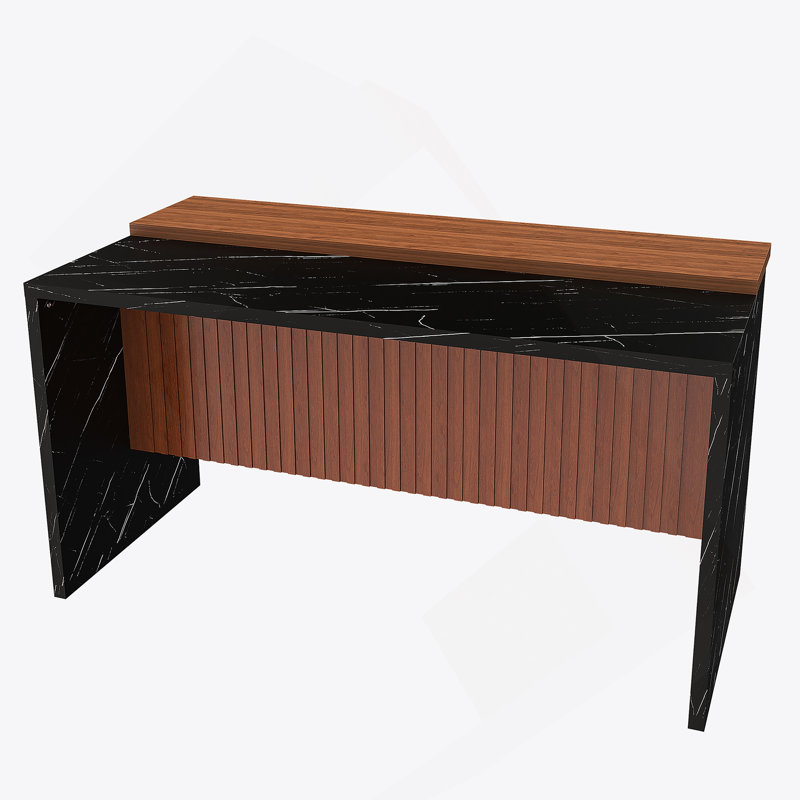Modern Kitchen Island With Marble-Look Surface, LED Lights, And Grille Design For Stylish And Functional Dining And Living Spaces