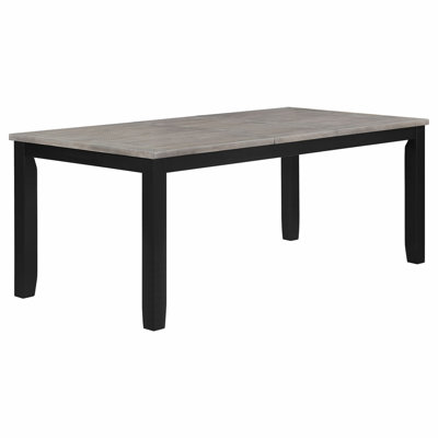 Rectangular Dining Table with Extension Leaf