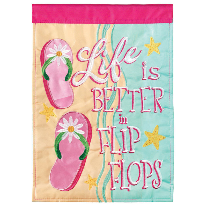 Double Sided Polyester Garden Flag, 18" H x 13" W