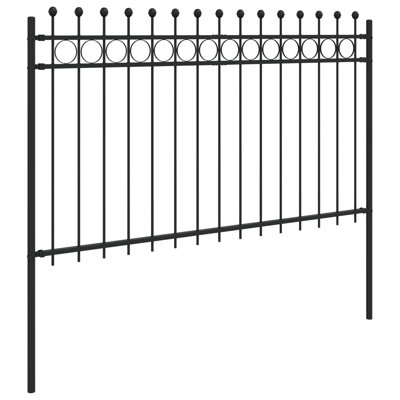 Powder-Coated Steel Fence Panels Included