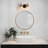 Almine Dimmable 2 - Light Armed Sconce Hardwired