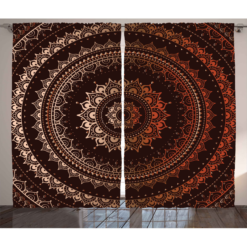Newhaven Semi Sheer Curtain Pair, 54" W x 96" L