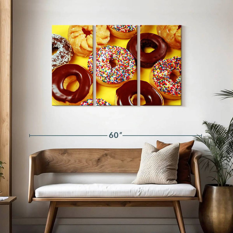 Yarlin Fresh Doughnuts, 28" H x 45" W