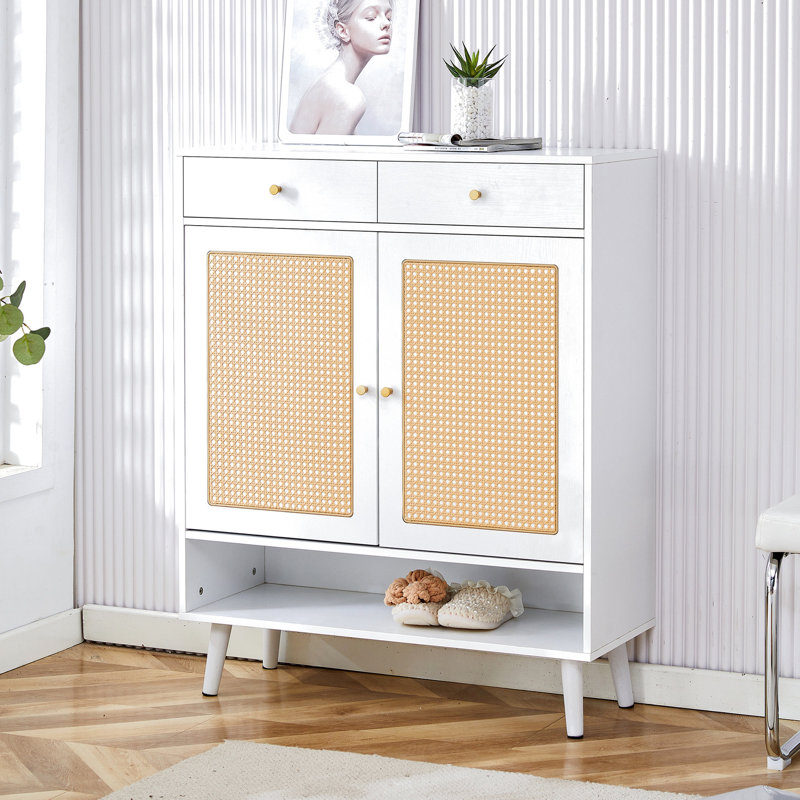 Modern Minimalist Design Bed Top Cabinet, White, Smooth For Living Room And Corridor, Easy Installation Chic Pantry Minimalist, Appearance, Assembly In Kitchen