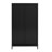 47.6" Tall Metal Storage Cabinet With Glass Doors & Flip-Top