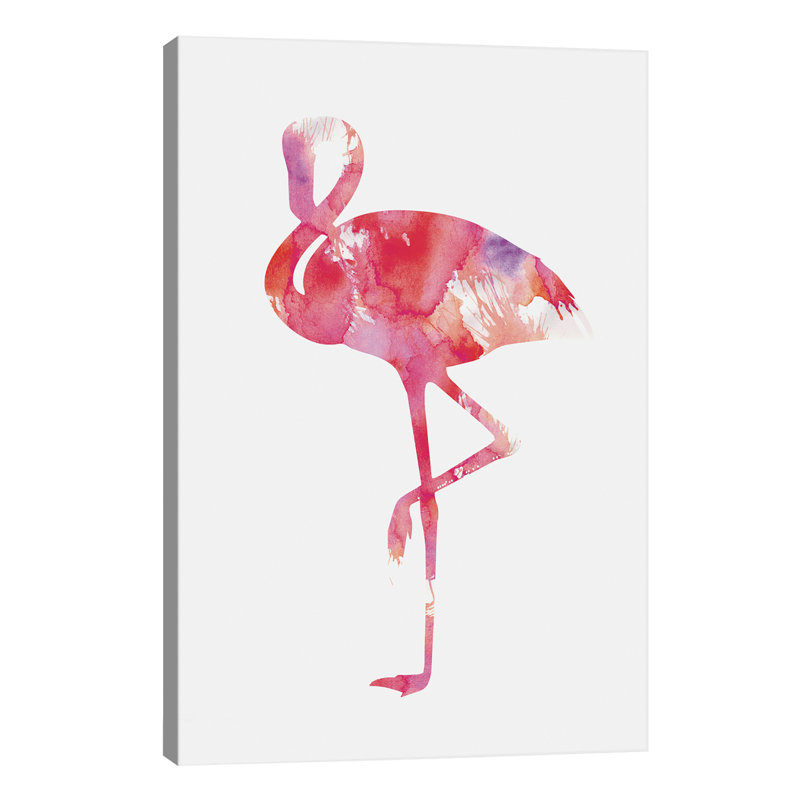 Flamingo by Andreas Lie - Wrapped Canvas Print, 101.6 cm H x 66.04 cm W x 3.175 cm D