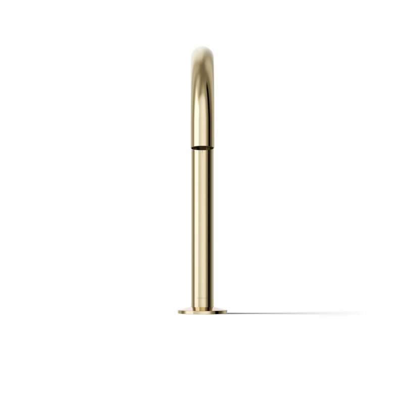 Components Deck-Mount Bath Spout With Tube Design, Gold