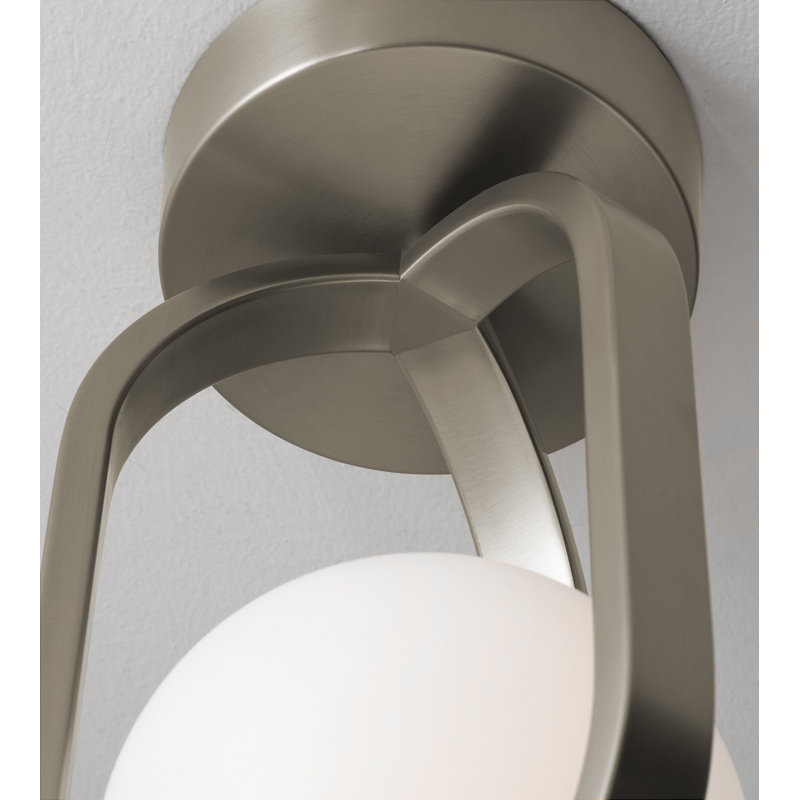 Milan - 7'' LED Flush Mount - Satin Nickel, Satin Nickel