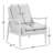 Caigan Abbyton Genuine Leather Accent Chair
