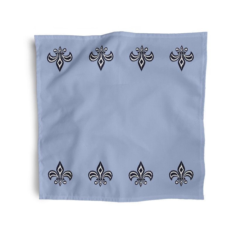 Cito Fleur de Lis Napkins, Blue