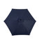 Parasol de patio extérieur 9 pi avec parasol inclinable et manivelle, parasol de marché 6 baleines robustes, terrasse, cour, piscine (base non incluse)-1749122914