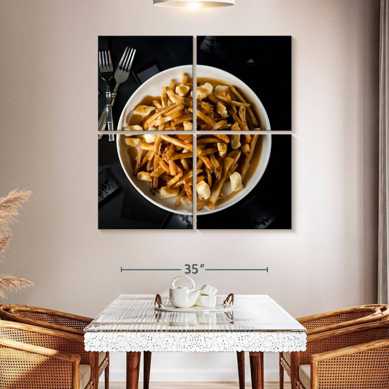 Yarlin Poutine Plate, 45" H x 45" W
