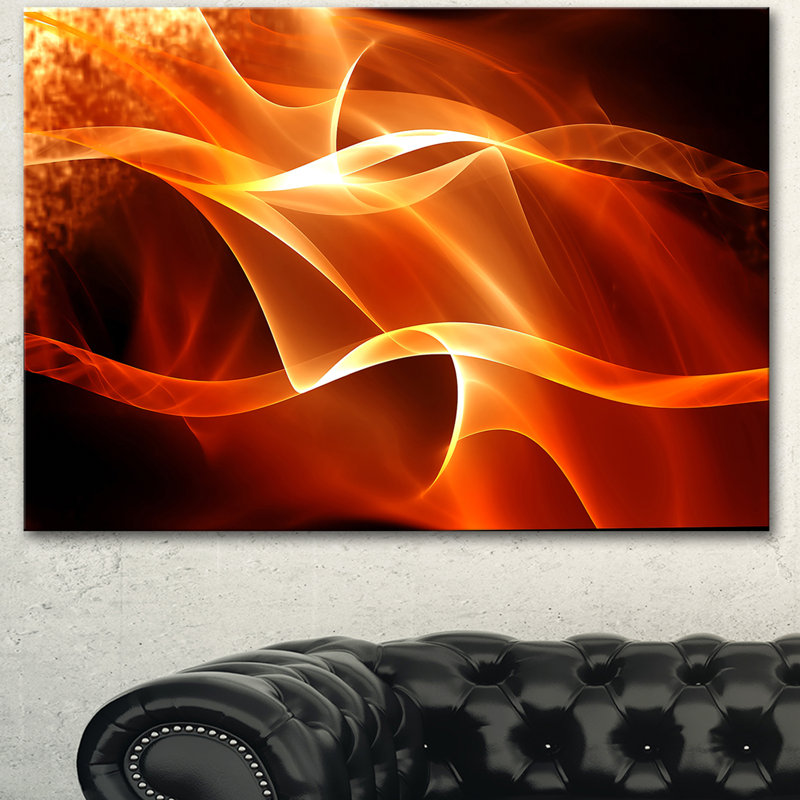 «3D Abstract Fractal Waves», impression sur toile tendue, H 30 po x l 40 po x 1,5 po