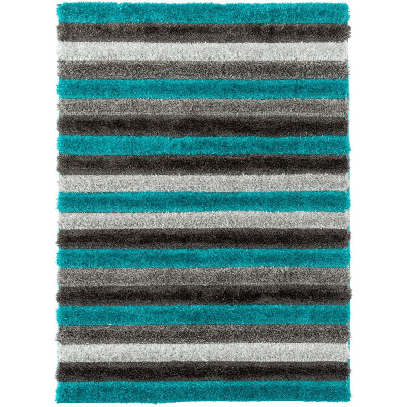 Lantanas Striped Indoor Rug, Rectangle 5' x 7'