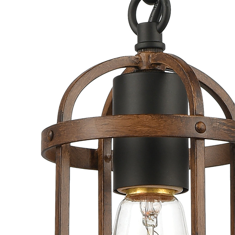 Mini-luminaire suspendu 1 lumière de 5 po Millville - noir mat Millville