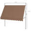 Auvent de terrasse rétractable en polyester Outsunny D-96548093-98260513