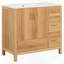 Meuble-lavabo moderne en bois avec portes et tiroirs à fermeture douce