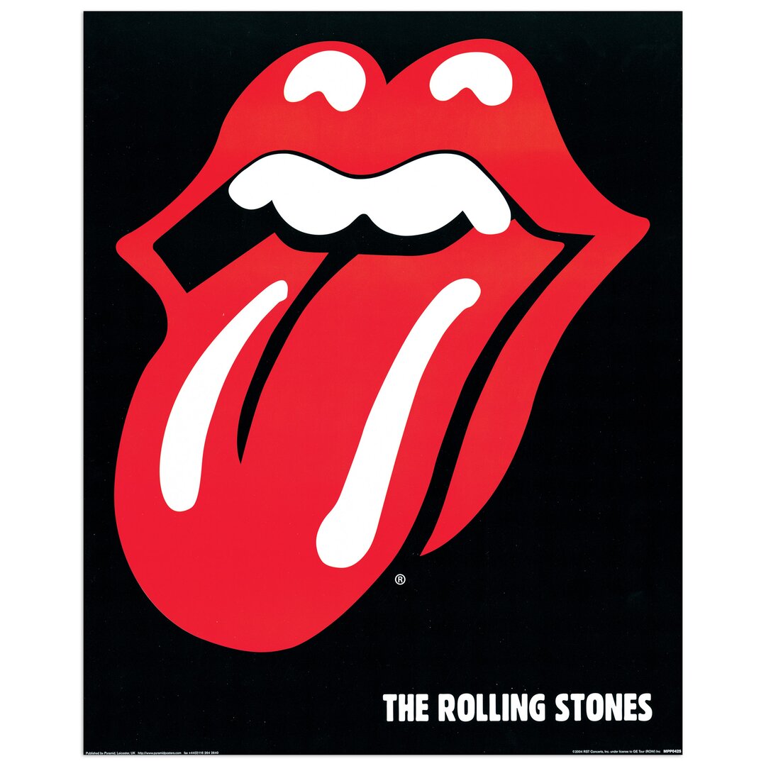 Paneel Rolling Stone, Grafikdruck