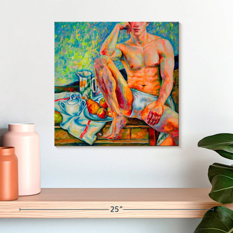 Nature morte avec du sucre, H 16 po x l 16 po
