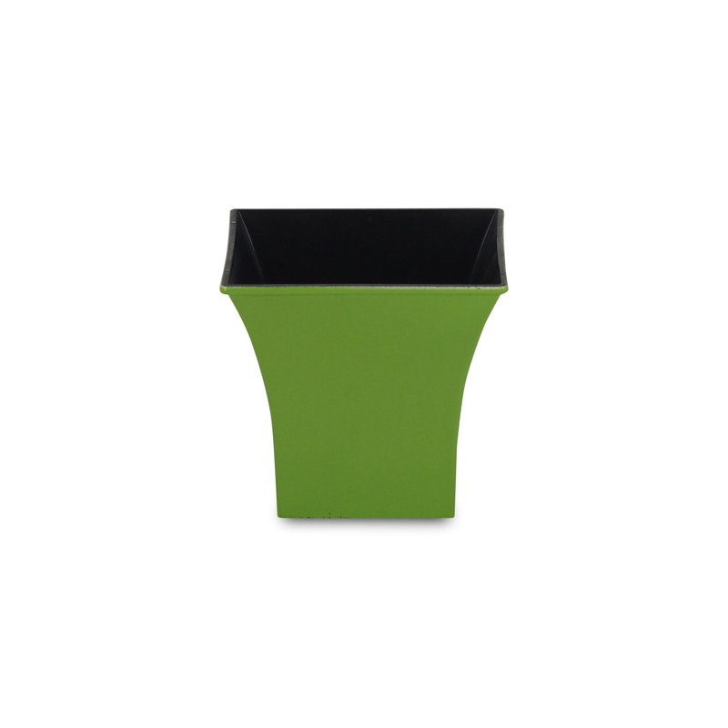 Pot à fleurs carré en plastique recyclé 5 po