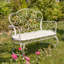 Banc de jardin en fer thermolaqué Psyllatos-481529860