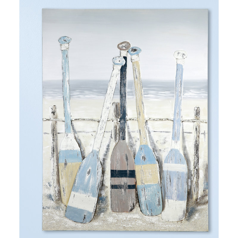 Paddle - Wrapped Canvas Painting