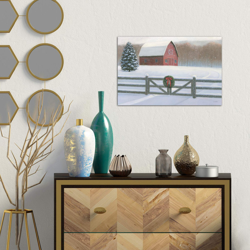 Farmhouse Christmas by James Wiens - Wrapped Canvas Print, 66.04 cm H x 45.72 cm W x 3.175 cm D