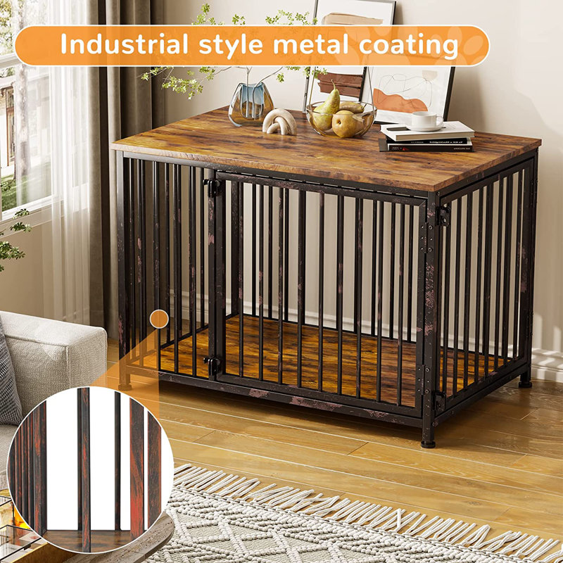 Metal Pet Crate with 2 Doors