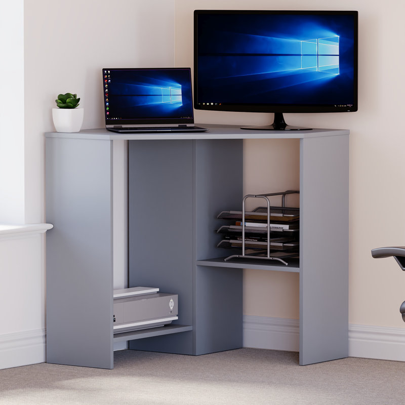 Muskoka Writing Desk, Grey, 72cm x 76cm