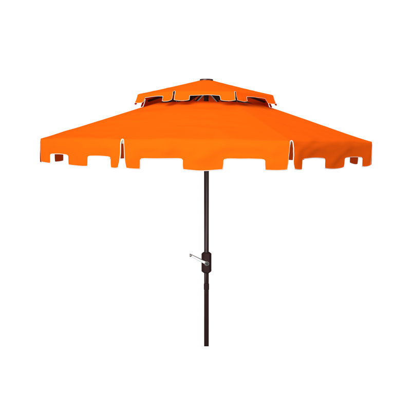 Parasol de plage 8,5 pi Towerside, Orange / blanc