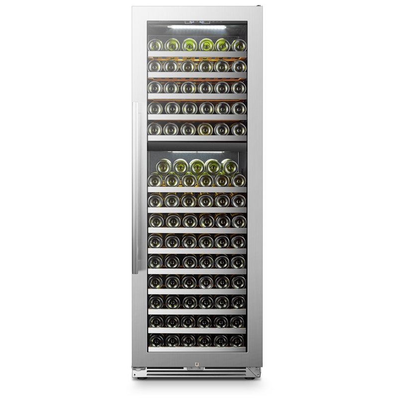 24" 153 Bottle Dual Zone Freestanding/Built-in Wine Refrigerator