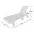 Joubert 77.6" Long Outdoor All-Weather Poly Reclining Single Chaise-1870440940