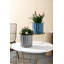 Rabot 6,5 po avec soucoupe - gris clair mat-126527282