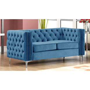 Causeuse Chesterfield 61 po