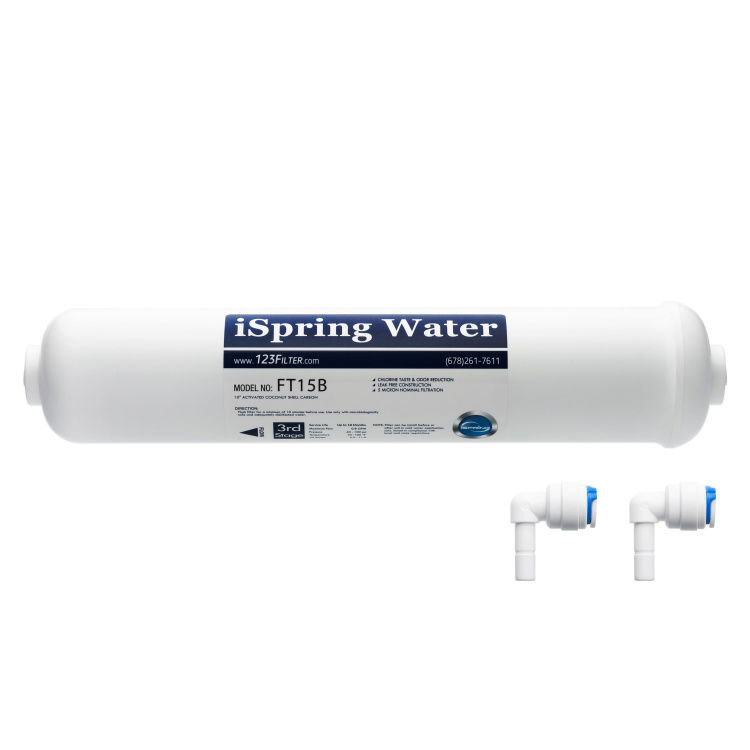 iSpring Water Systems iSpring FT15B Activated Post Carbon Water Filter ...