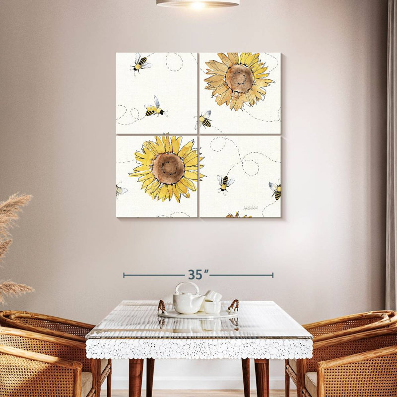 Harnek Farmhouse Flea Market, motif II, H 38 po x l 38 po