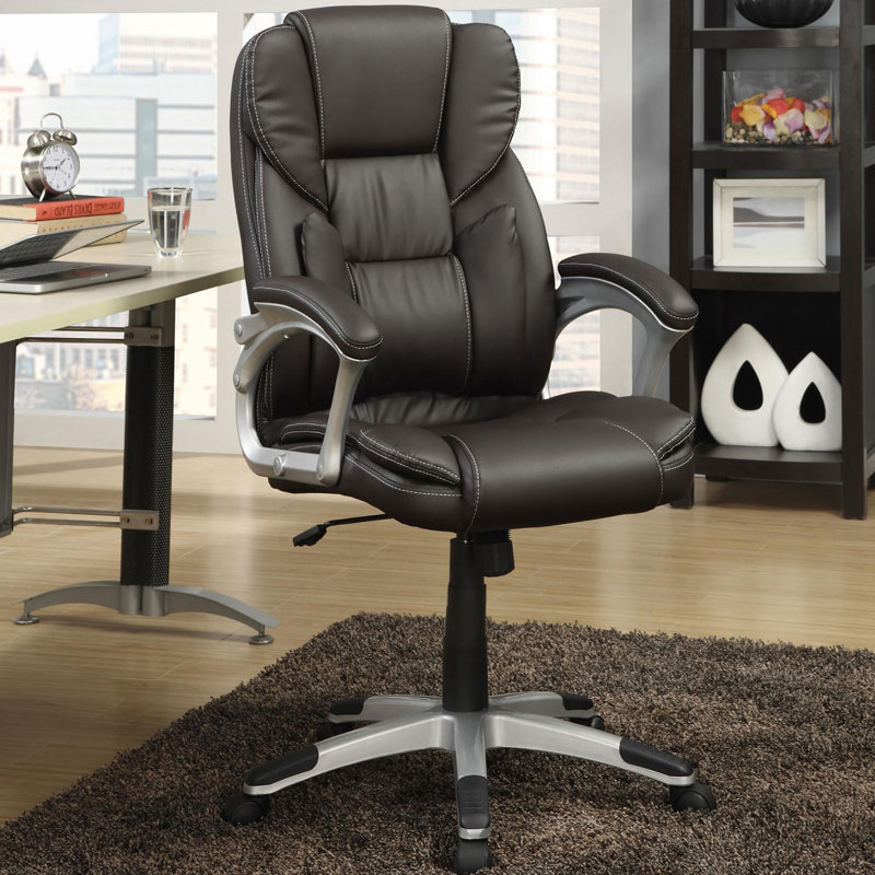Chaise de bureau pivotante avec accoudoirs