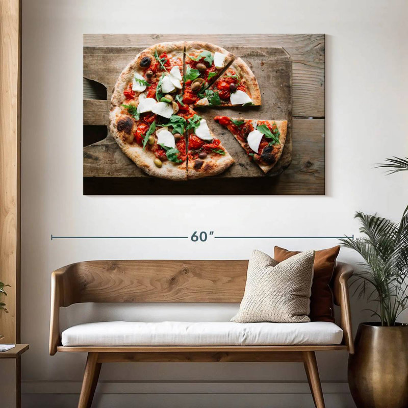 Yarlin Pizza Slices, 32'' H X 48'' W