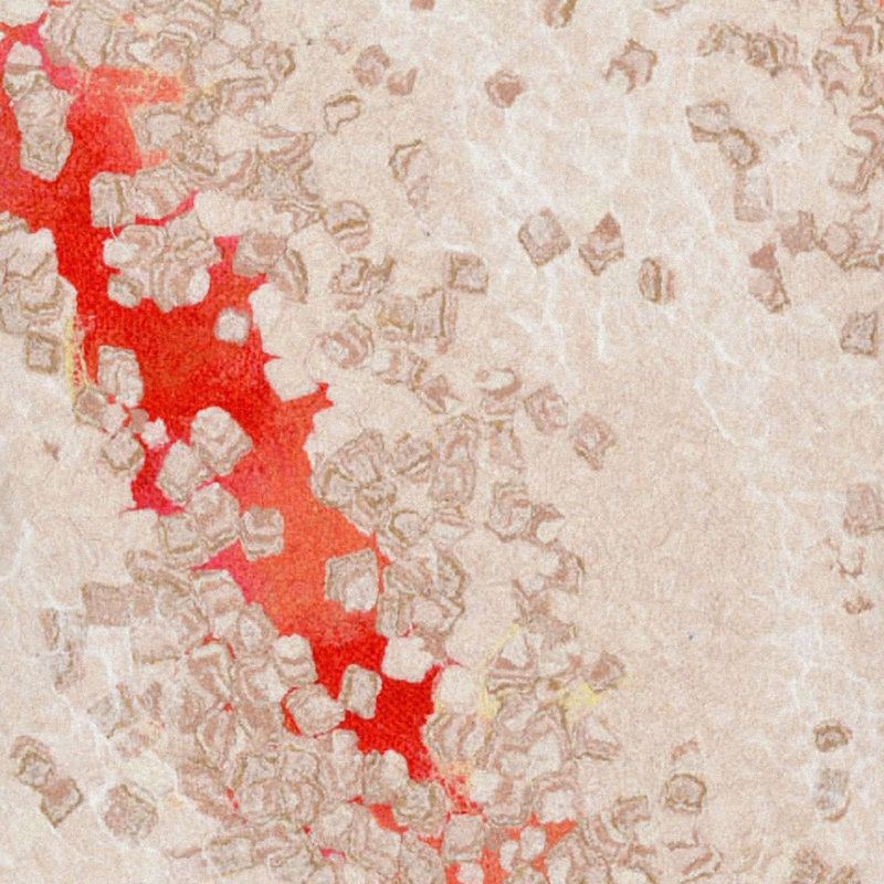 Visions III Outdoor Square Pillow Cover & Insert, Orange