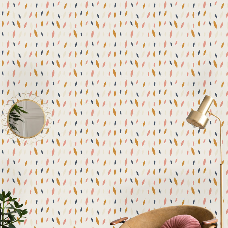 Rouleau de papier peint adhésif Aquaisha, L 16,67 po x l 25 po