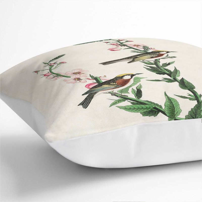 Square Throw Cushion, 55cm H x 55cm W x 20cm D, White