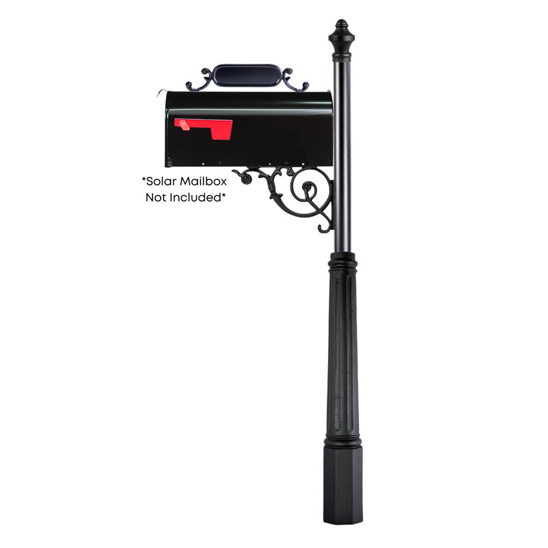 Aluminum Post Mounted Mailbox