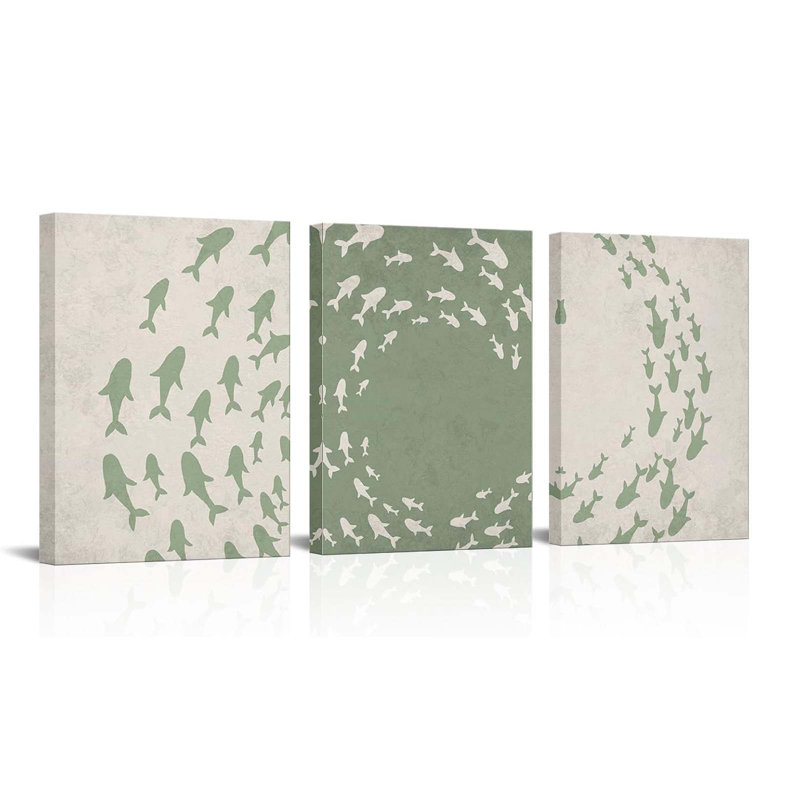 3 Piece Wrapped Canvas Wall Art
