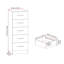 Sumrah 35 cm W Chest of 5 Drawers-1774679056