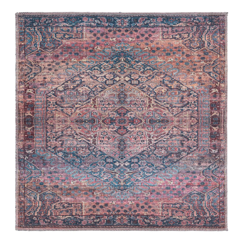 Oriental Indoor Rug, Square 3'3" x 3'3"