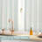 Kitchen Curtains Striped Tier Linen Short Curtains Pinstripe Cafe Curtains-453071176-453071191