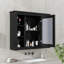 Armoire de rangement murale pour salle de bain, armoire à pharmacie, armoire de salle de bain moderne avec miroir, armoire à miroir avec 6 tablettes ouvertes (meuble-lavabo non inclus)-2123653107