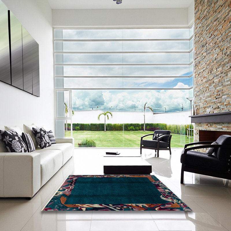 Miladinka Abstract Indoor Rug, Square 6'