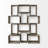 Lelouch 2 Piece Square Floating Shelf